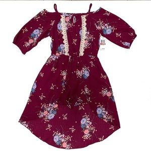 NEW PINK & VIOLET Dress GIRLS ROMPER M (7/8)